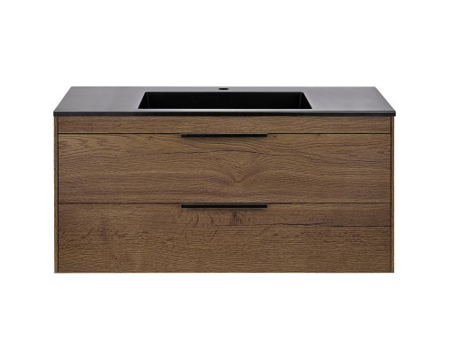 База под раковину Vincea Chiara 2D 1000 подвесная 2 выкатных ящика Soft-close T.Oak