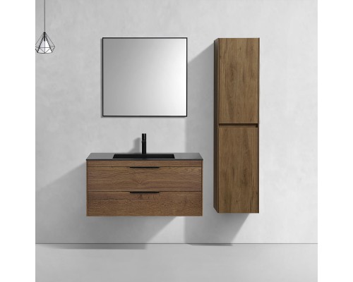 База под раковину Vincea Chiara 2D 1000 подвесная 2 выкатных ящика Soft-close T.Oak