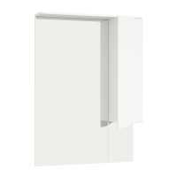 Зеркало со шкафом Onika Моника 75.01 R 207507 с подсветкой Белое