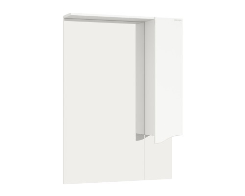 Зеркало со шкафом Onika Моника 75.01 R 207507 с подсветкой Белое