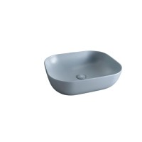 Серая матовая керамическая раковина Gid Gm1302
