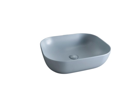 Серая матовая керамическая раковина Gid Gm1302