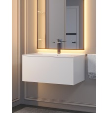 Тумба с раковиной подвесная Uperwood Parma Premium 77х47,5х36,5 см, белая