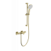 Смеситель для ванны с душем и термостатом Wonzon&Woghand, Брашированное золото