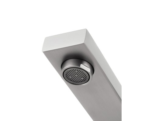 Смеситель для раковины встраиваемый Wonzon&Woghand, Брашированный никель WW-105-BS