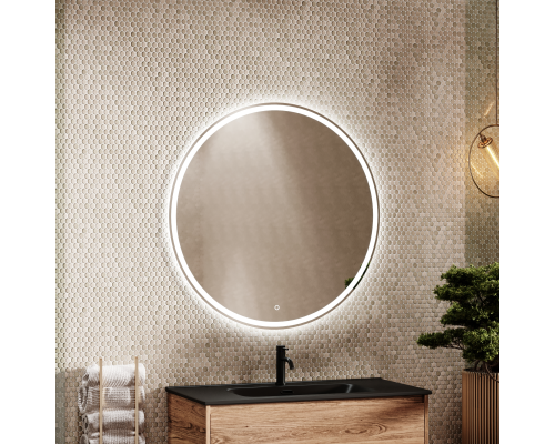 Зеркало для ванной комнаты Sancos Bella D900 c подсветкой, BE900