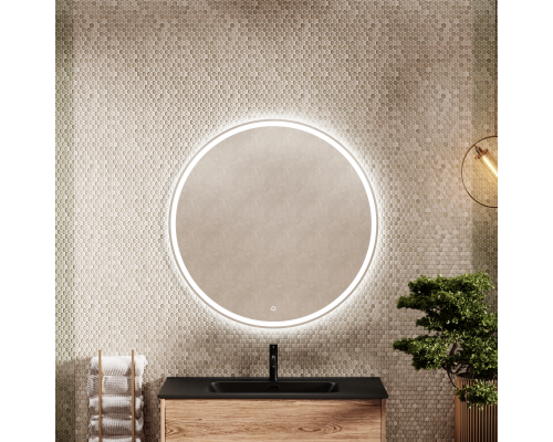 Зеркало для ванной комнаты Sancos Bella D900 c подсветкой, BE900