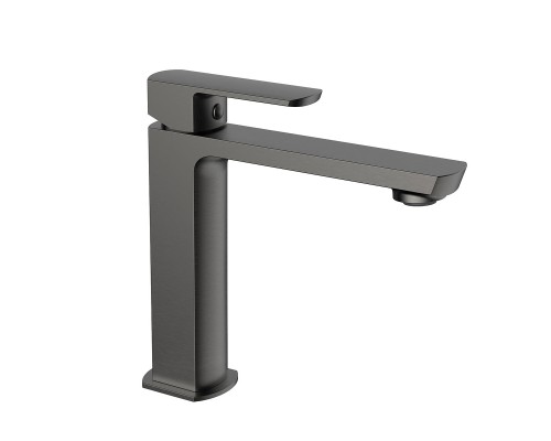 Смеситель для раковины Vincea Next VBF-1N1GM однорычажный вороненная сталь