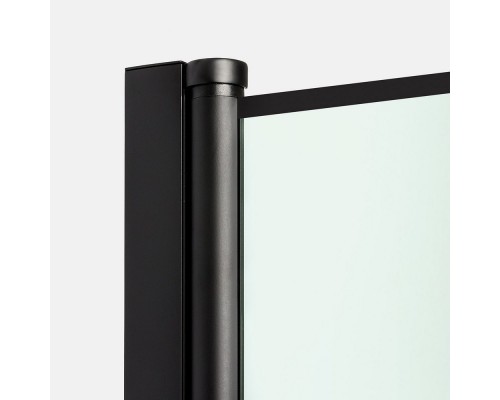 Шторка для ванны NEW TRENDY NEW SOLEO BLACK 100x140 R черный