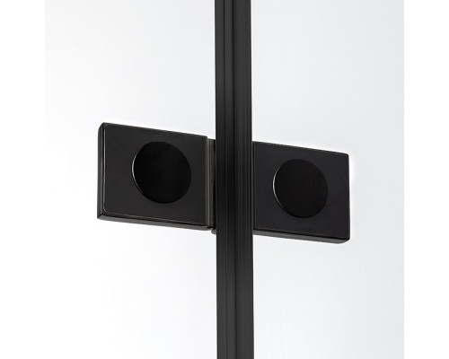 Шторка для ванны NEW TRENDY NEW SOLEO BLACK 100x140 R черный