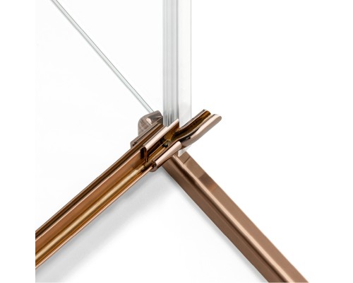 Душевое ограждение NEW TRENDY AVEXA COPPER BRUSHED L 90x80x200 EXK-3612 медь