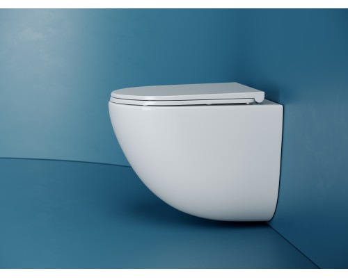 Подвесной унитаз Ceramicanova Vogue безободковый, смыв торнадо