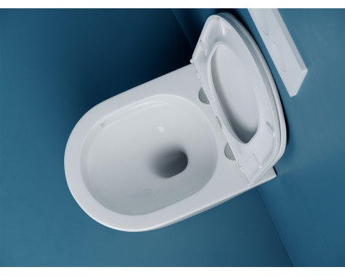 Подвесной унитаз Ceramicanova Vogue безободковый, смыв торнадо