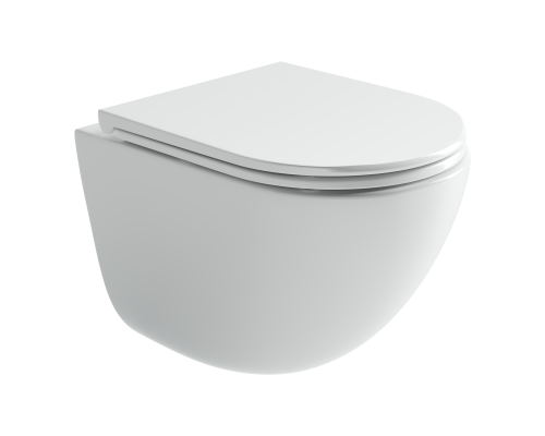 Подвесной унитаз Ceramicanova Vogue безободковый, смыв торнадо