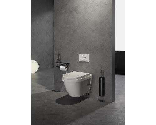 Туалетный ершик в комплекте Wonzon&Woghand, Черный матовый WW-V4601-MB