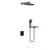 Душевой комплект Vincea VSFW-321MT1RMB встраиваемый, термостат, двухрежимный, черный