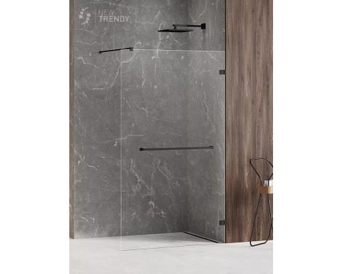 Душевое ограждение NEW TRENDY AVEXA BLACK 100x200 черный