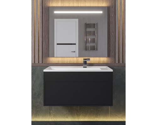 Раковина для ванной Uperwood Lotus Premium 80х50х13 см, белая глянцевая