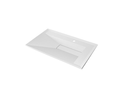 Раковина для ванной Uperwood Lotus Premium 80х50х13 см, белая глянцевая