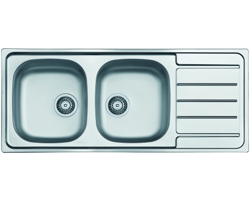 Кухонная мойка Alveus Line 100 NAT 1087978 полированная сталь