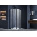 Душевой уголок Vincea Alpha 900x900 черный стекло прозрачное