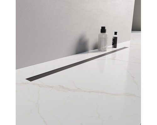 Душевой трап NEW TRENDY BLACK MAT 90 см OL-0079 черный мат