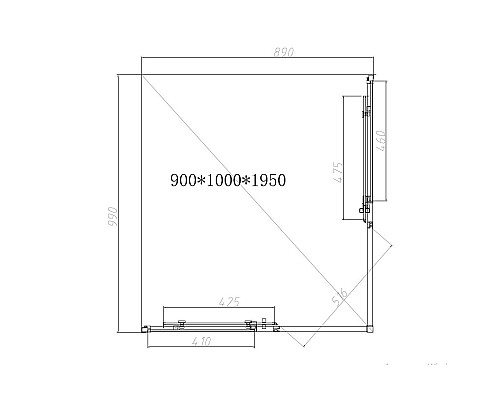 Душевой уголок Vincea Slim-N VSS-4SN9010CLB 1000x900 черный стекло прозрачное Душевой уголок Vincea Slim-N VSS-4SN9010CLB 1000x900 черный стекло прозрачное