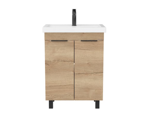 Тумба под раковину Onika Легран 50 напольная, дуб галифакс