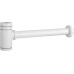 Круглый сифон AQG CLAR 1”1/4 из латуни, белый матовый