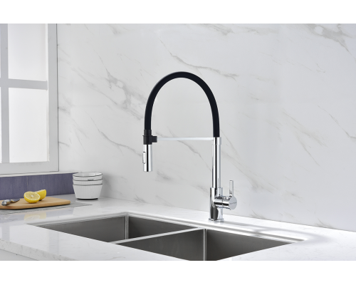 Смеситель для кухни Paulmark Halt хром Ha214021-CR