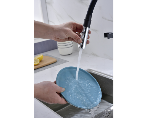 Смеситель для кухни Paulmark Halt хром Ha214021-CR