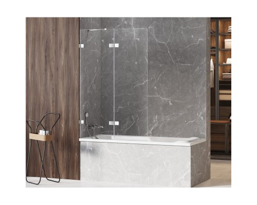 Шторка для ванны NEW TRENDY AVEXA 110x150 L хром