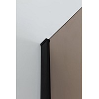 Душевой уголок Cezares Slider 70x80 SLIDER-AH-1-80-70/80-BR-NERO Черный матовый