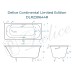 Ванна чугунная Delice Continental Limited Edition 165х70 с отверстиями под ручки
