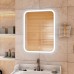 Зеркало Континент Glamour 700х900 с подсветкой с сенсорным выключателем с подогревом