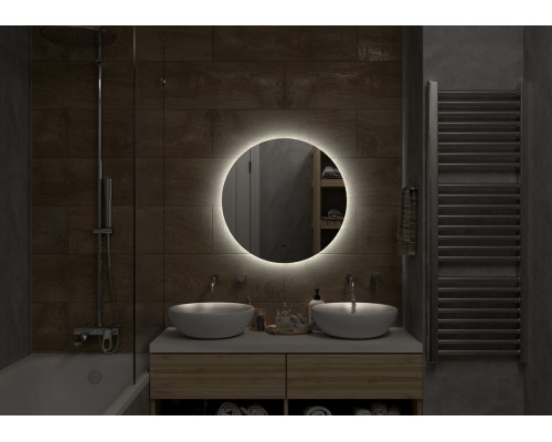 Зеркало Континент Ajour D 645 ЗЛП399 с подсветкой с бесконтактным выключателем