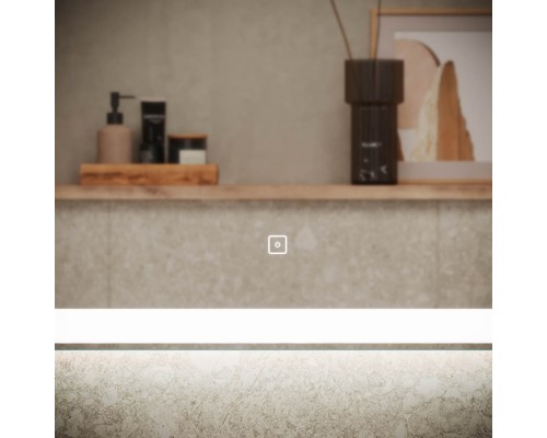 Зеркало для ванной комнаты SANCOS City 900х700 c подсветкой