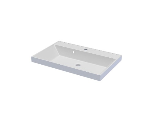 Раковина для ванной 70 см, Uperwood Classic, белая глянцевая