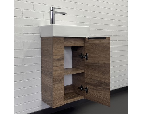 Тумба с раковиной Comforty Асти-40 дуб темно-коричневый Comforty 9140