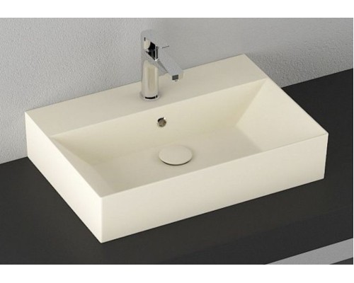 Раковина ISVEA SistemaZ Frame накладная 600x420x132 слоновая кость матовый 10SF50060SV-2K