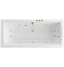Ванна гидромассажная EXCELLENT Aquaria Lux Slim 180x80 SMART бронза