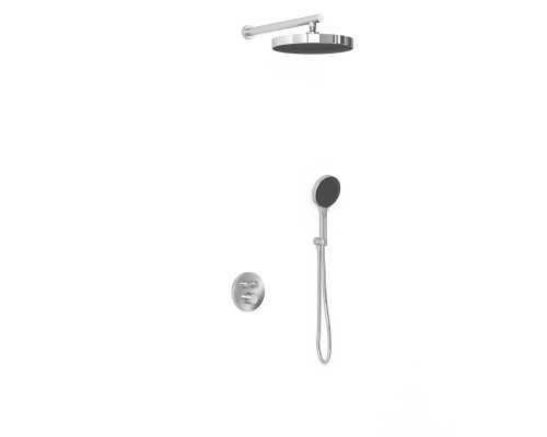 Душевой комплект Vincea Inspire VSFW-3I22MT2CH встраиваемый, термостат, 2 режима, хром