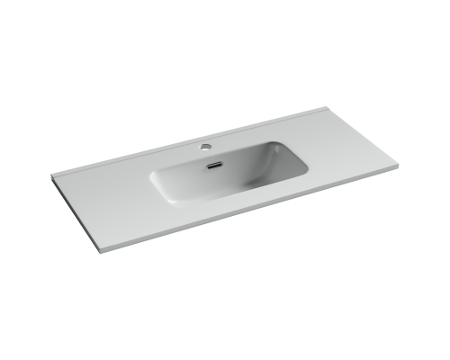 Раковина мебельная накладная Компакт (Compact), 910x395x170, цвет белый