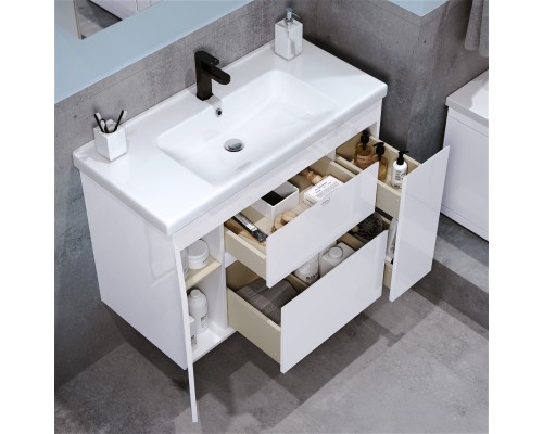 Тумба под раковину Alavann Eva 100 белая