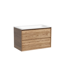 Тумба подвесная SANCOS Marmi 2.0 790х445х520 c двумя ящиками , дуб чарльстон MR2.080ECH