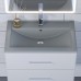 Раковина для ванной кварцевая Uperwood Foster Quartz 70х45,5х17,5 см, серая матовая, бетон