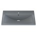 Раковина для ванной кварцевая Uperwood Foster Quartz 70х45,5х17,5 см, серая матовая, бетон