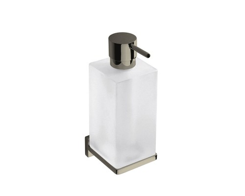 Дозатор подвесной Colombo Look цвет PVD нержавеющая сталь/матовое стекло