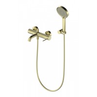 Смеситель для ванны с душем Wonzon&Woghand, Брашированное золото