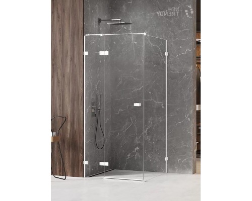 Душевое ограждение NEW TRENDY AVEXA WHITE L 110x100x200 белый